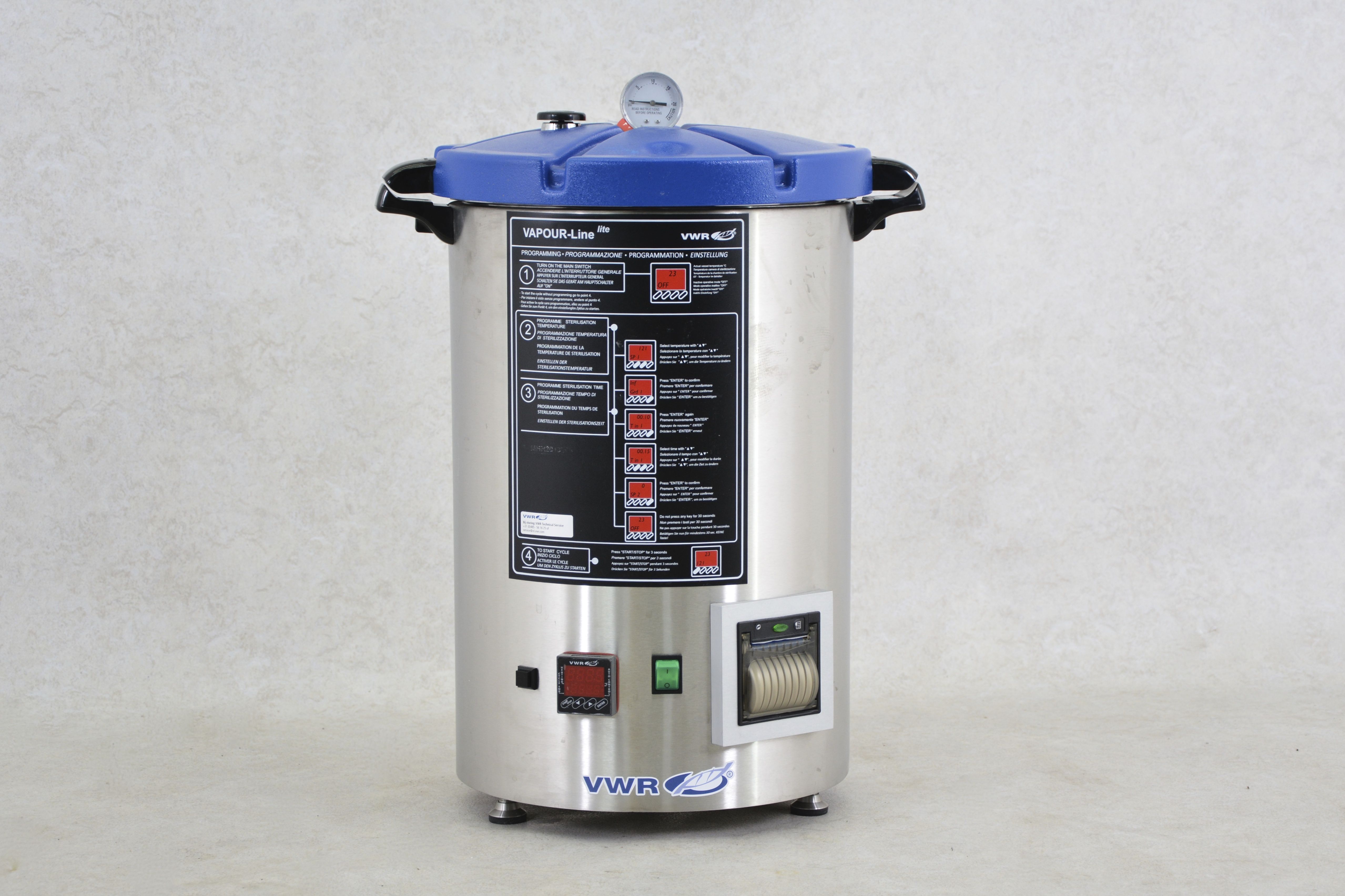 VWR Vapour Line Lite Autoclave - Gemini BV