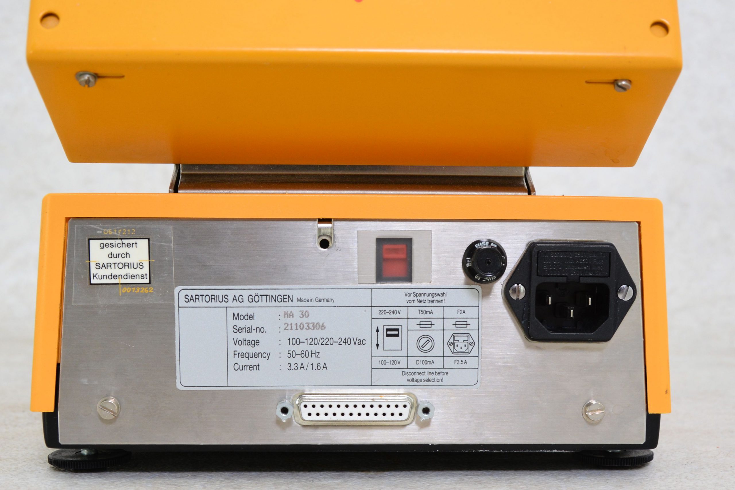 Sartorius MA30 Moisture Analyzer - Gemini BV