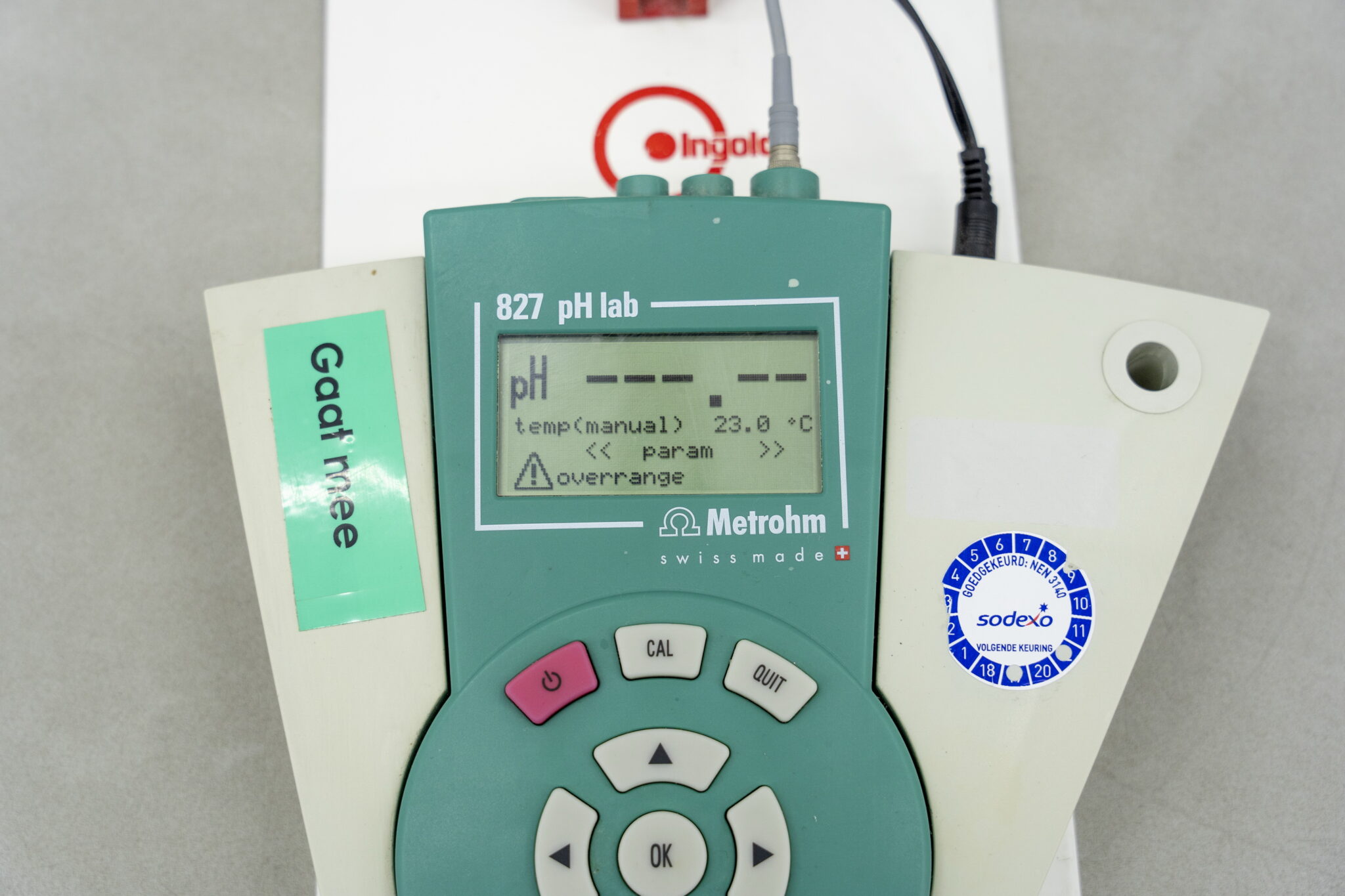 Metrohm 827 Ph Meter Gemini Bv